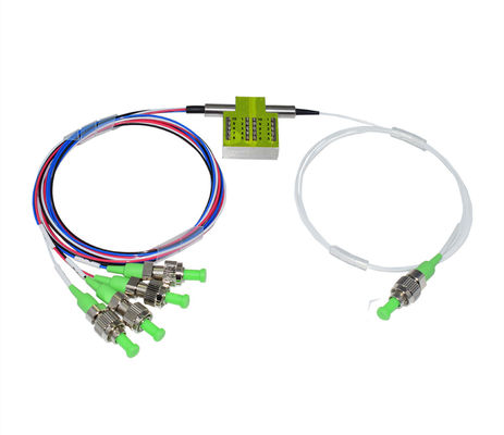 1x4 Mechanical Fiber Optical Switch 1550nm Polarization Maintaining