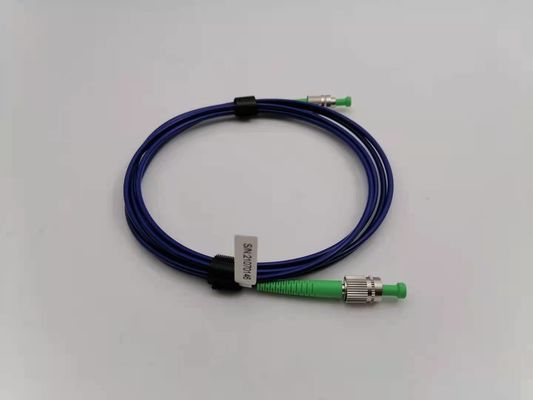 Dia 3.0mm Armored PM Fiber Optic Patch Cord FC/APC To FC/APC