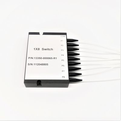 1310nm 1550nm ABS 1x8 Mechanical Optical Switch Non Latching 500mW