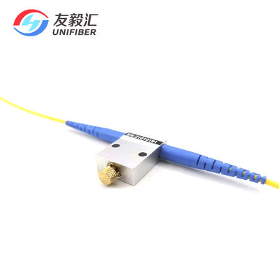 FC UPC 200mW Fiber Optical Attenuator 1310/1550nm Single Mode Inline Variable