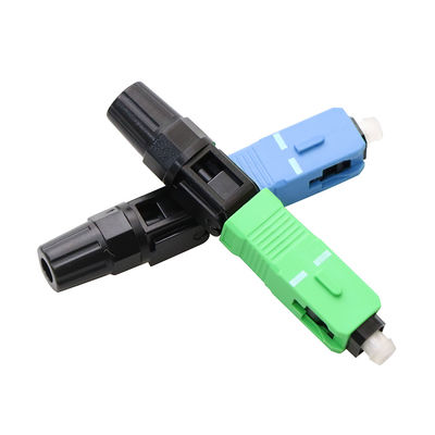 SC UPC SC APC FTTH Quick Assembly Connector 0.25dB Insertion Loss