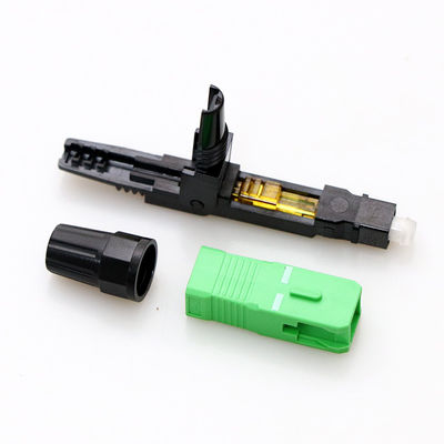 SC UPC SC APC FTTH Quick Assembly Connector 0.25dB Insertion Loss