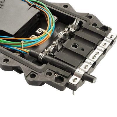 IP68 Mechanical 96C Fiber Splice Closure 4 In 4 Out Inline 88F Ribbon