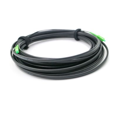 FTTH Pre Connectorized Flat Drop Wire G657A1 SC/APC To SC/APC