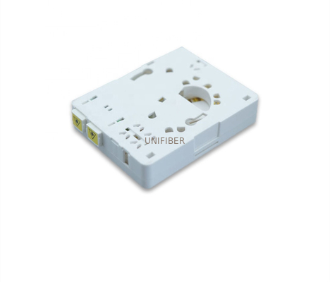 Flame Retardant FTTH Termination Box Wiring Zone SC APC Fiber Optic Faceplate