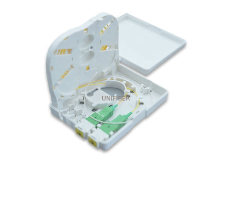 Flame Retardant FTTH Termination Box Wiring Zone SC APC Fiber Optic Faceplate