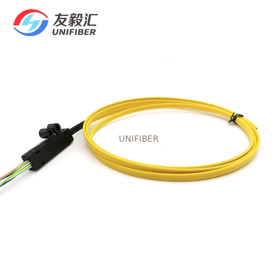 G657A2 LSZH 12C Ribbon Fiber Optic Pigtail 1.5m SC APC Drop Cable Pigtails