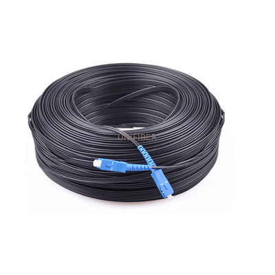 G657A2 FTTH Fiber Drop Cable 100m Pre Connectorized SC UPC To SC UPC