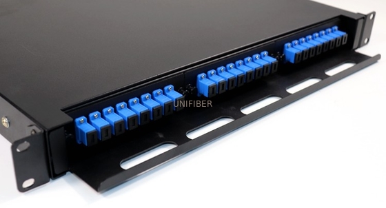 19" CATV Fiber Optic Patch Panel SC UPC Rack Mount Patch Panel LAN WAN