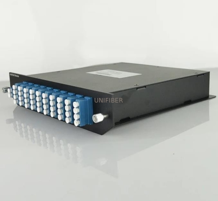 40 Channel DWDM Mux Demux Athermal AWG Rack Mount Cassettes Module