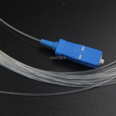 G657B3 Invisible Fiber Optic Cable FTTH Transparent 1.1mm HDPE SC UPC Connector