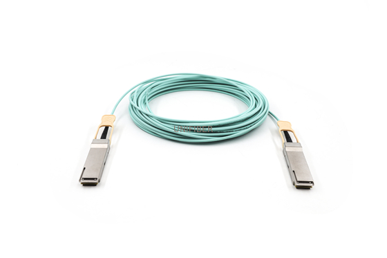 Multimode OM3 100G QSFP28 Active Optical Cable Low Power 850nm For Data Center