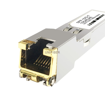 Gigabit Ethernet SFP Transceiver Module 10G Base-T Copper SFP Fiber To RJ45 30m