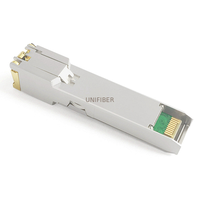 Gigabit Ethernet SFP Transceiver Module 10G Base-T Copper SFP Fiber To RJ45 30m