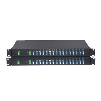19 Inch 8 Channel CWDM MUX DEMUX Module Rack Mount With 2 LGX Chassis