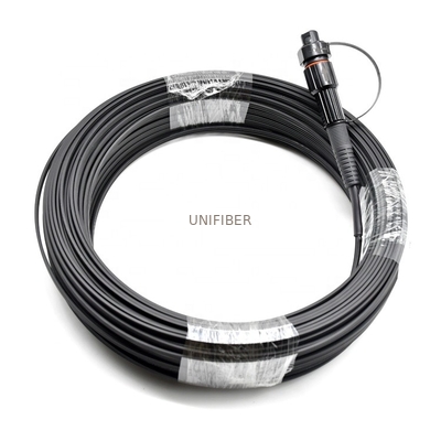 G657A2 FTTH Drop Cable Pigtail 50m IP68 OSP Huawei Mini SC APC Pre Connectorized