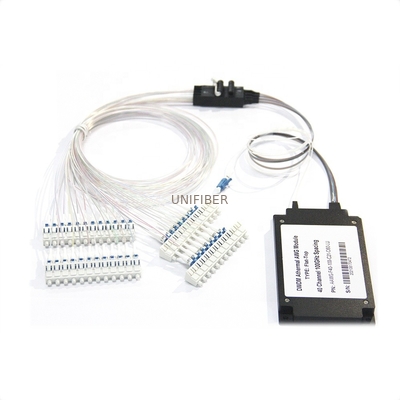 Rack Mount Passive CWDM Mux Demux Module AAWG Athermal 40CH 48CH 100GHz 200GHz LC UPC