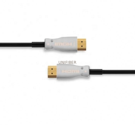 indoor TV Fiber Cable Assembly High Speed HDMI 2.0 Active Optical Cable 4k 8K