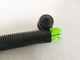SC / LC Tactical Armored Fiber Cable Assembly With Flexible Conduit