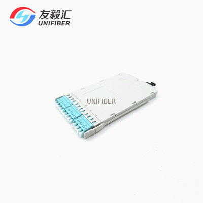 Ultra High Density Fully Loaded 12 Fiber MPO Cassette Module Duplex LC Om3