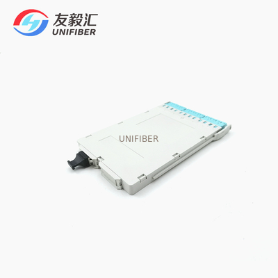 Ultra High Density Fully Loaded 12 Fiber MPO Cassette Module Duplex LC Om3