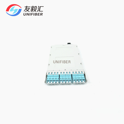 Ultra High Density Fully Loaded 12 Fiber MPO Cassette Module Duplex LC Om3