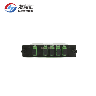 4 Channels Wavelength Division Multiplexer GPON 1300nm OTDR LGX Module