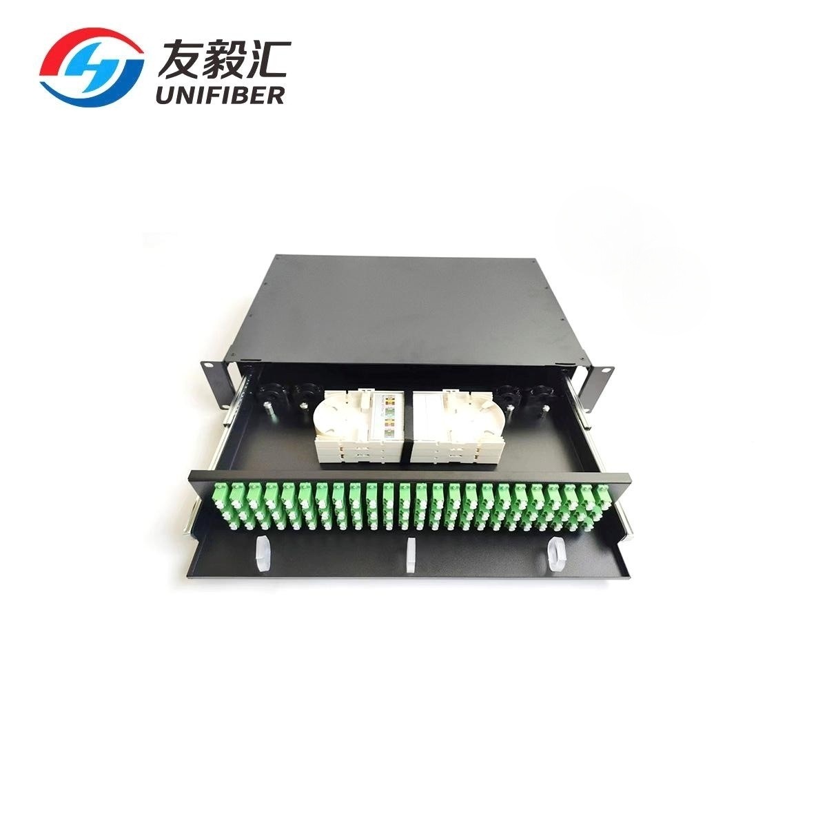 Single Mode 2U 144 Port LC Fiber Optic Patch Panel