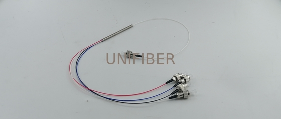1x4 Monolithic FBT Fused Single Mode Fiber Coupler 1310nm 1550nm