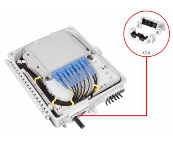 SMC Wall Mounted FTTH Optical Network Terminal Box 32/24/16/12/8 Ports ...
